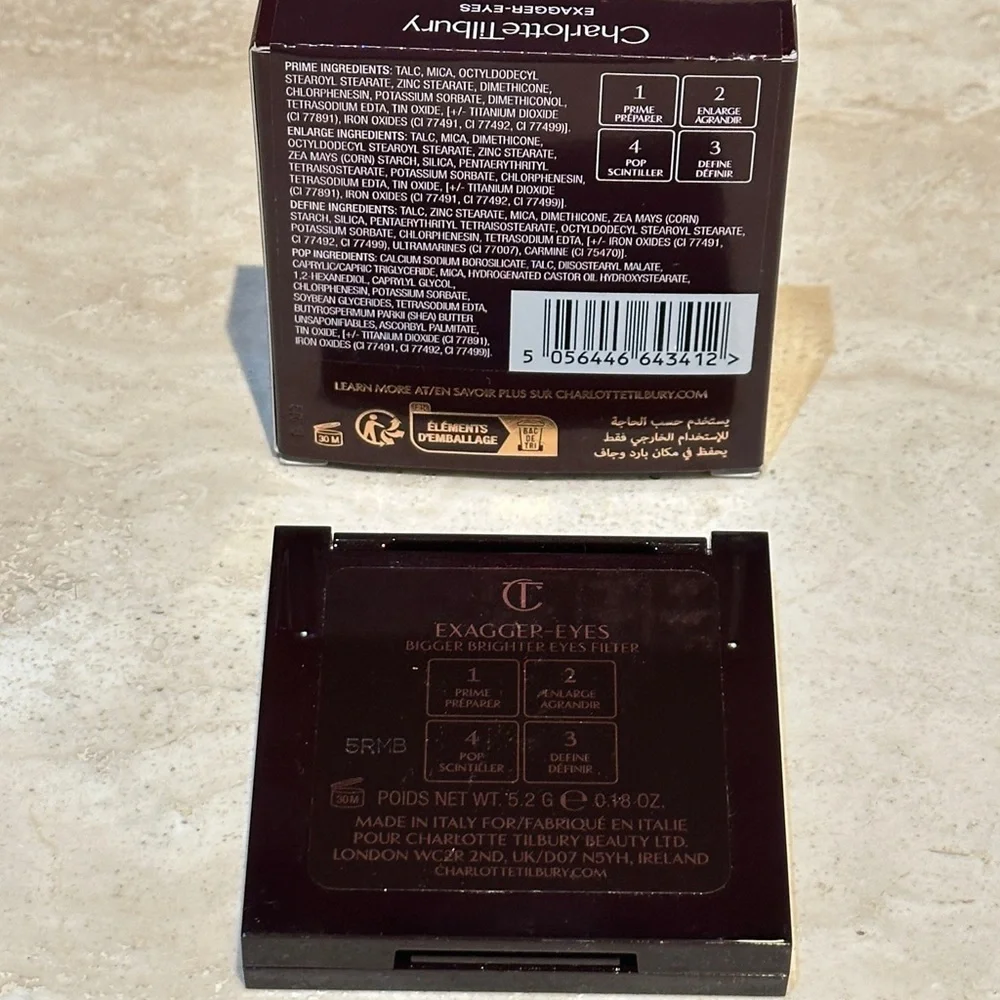 Charlotte Tilbury Bigger Brighter Eyes Filter Eye Shadow Exagger-Eyes